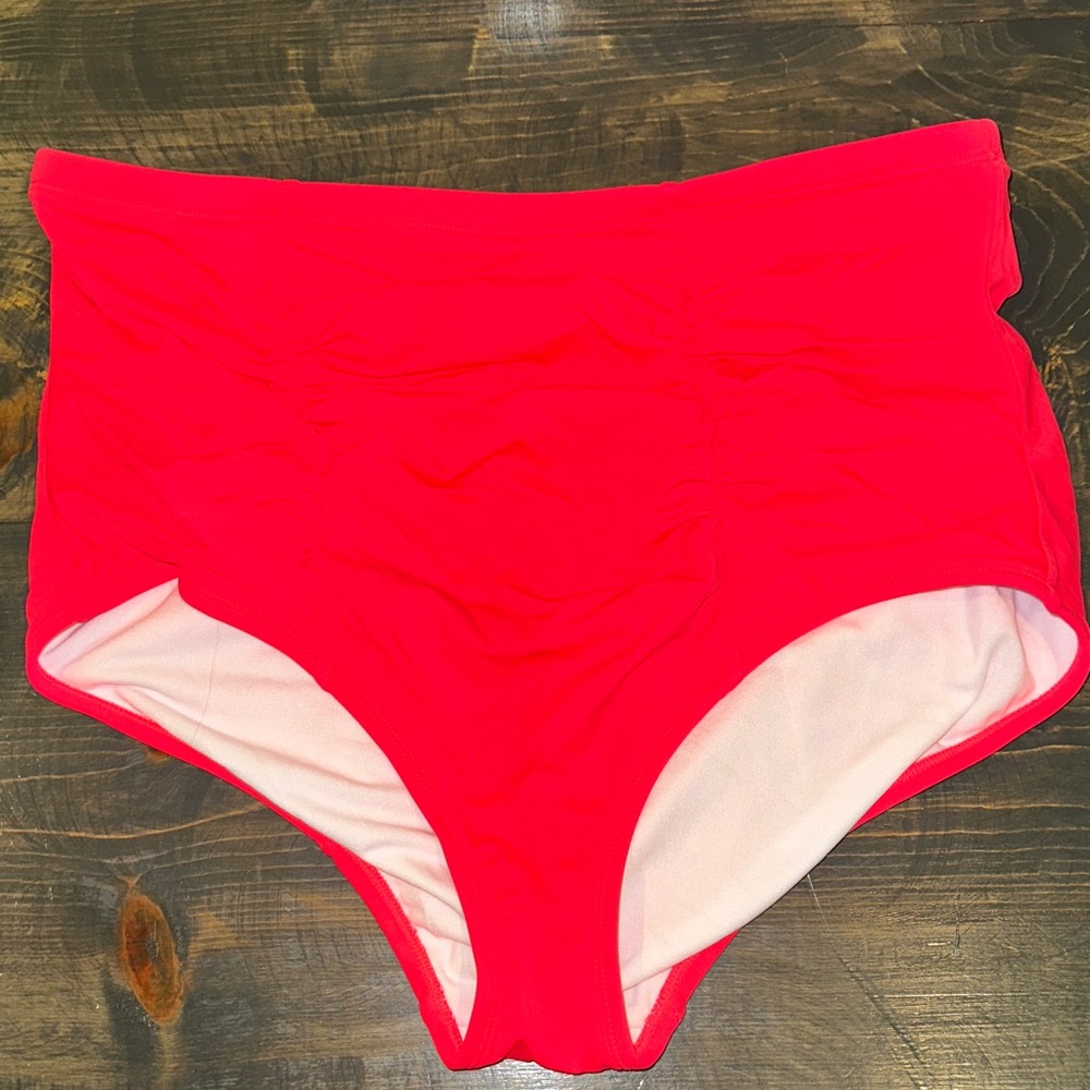 Torrid size 2, High-Waisted neon Bikini Bottoms